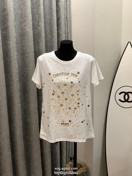 秋冬の爽やかなスタイル魅力的なポイント半袖Tシャツ激安 通販 専門DIOR_0_0