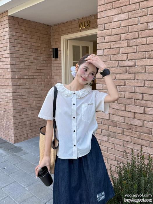 半袖シャツセールで格安肌触りの良い着心地抜群新作MIUMIUコピー ブランド 優良_0_0