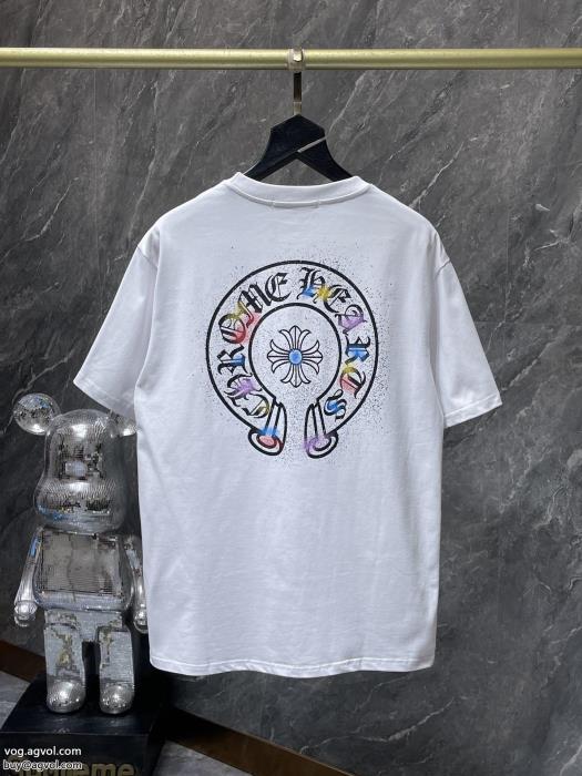 ブランド 通販 激安CHROME HEARTS半袖Tシャツ今季はファション感漂う清潔感の高い新品_0_2