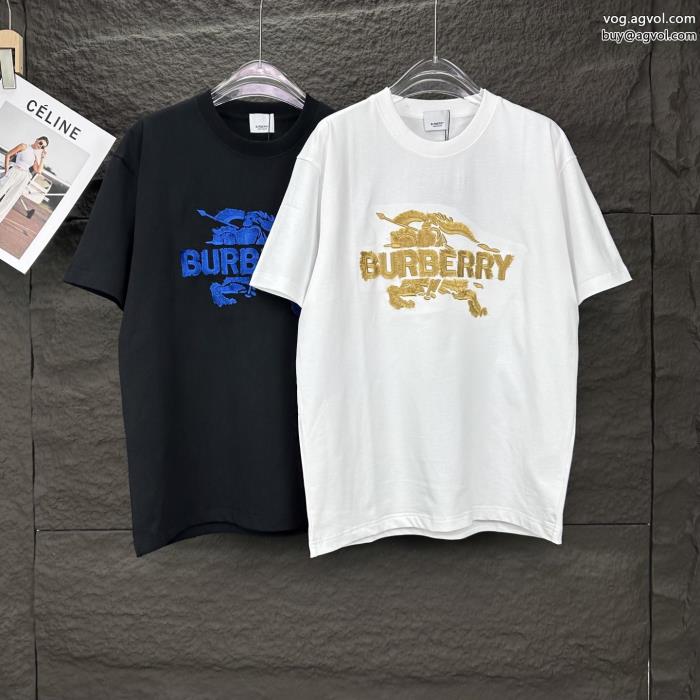 大人っぽく仕上げ最安値BURBERRY半袖Tシャツブランド コピー 優良_0_1