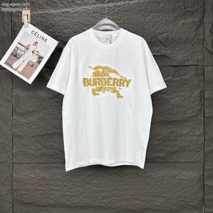 大人っぽく仕上げ最安値BURBERRY半袖Tシャツブランド コピー 優良_0_3