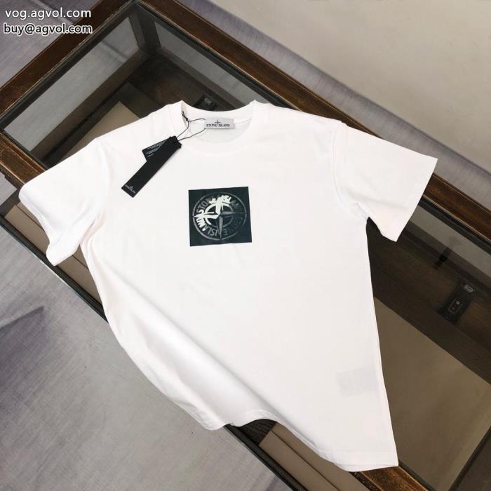 コピー 品 ブランド秋冬爽やかな新作が流行り大人っぽい印象が素敵Stone Island半袖Tシャツ_0_1