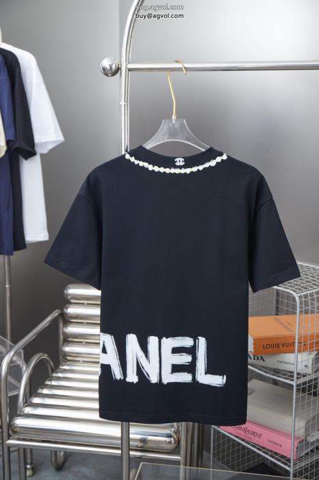 高級感のあるデザイン高級感が溢れたCHスーパー コピー 品半袖Tシャツ_0_0