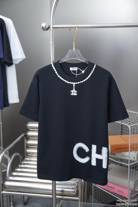 高級感のあるデザイン高級感が溢れたCHスーパー コピー 品半袖Tシャツ_0_3