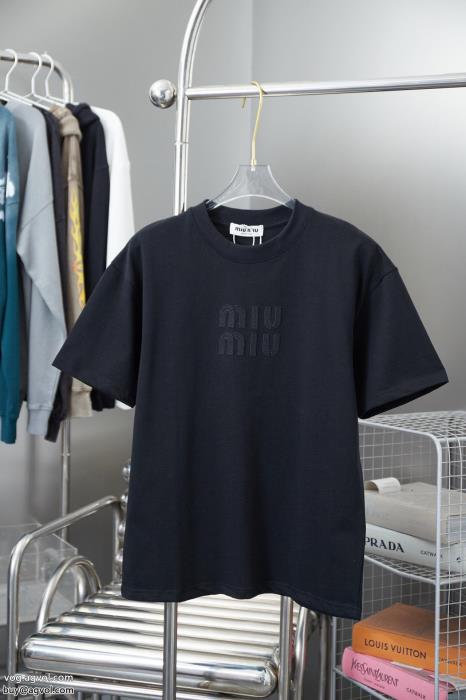 半袖Tシャツブランド 品 激安 通販MIUMIU秋冬2025年の最新アイテム優しい肌触り_0_0