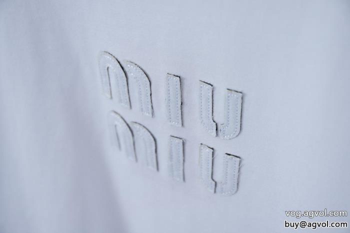 半袖Tシャツブランド 品 激安 通販MIUMIU秋冬2025年の最新アイテム優しい肌触り_0_1