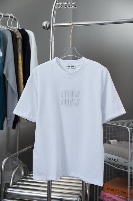 半袖Tシャツブランド 品 激安 通販MIUMIU秋冬2025年の最新アイテム優しい肌触り_0_4