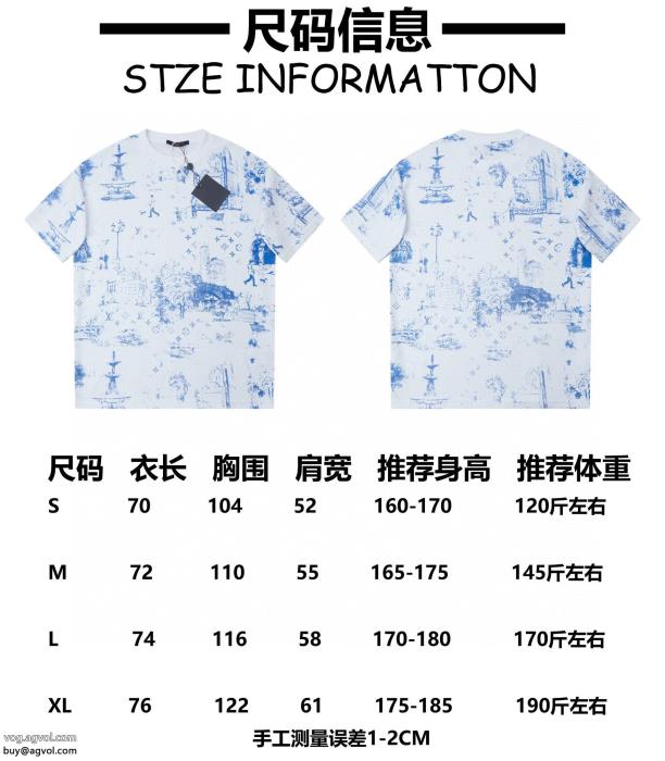 サラサラの着心地オトナの余裕LOUIS VUITTONコピー 商品 通販半袖Tシャツ_0_2