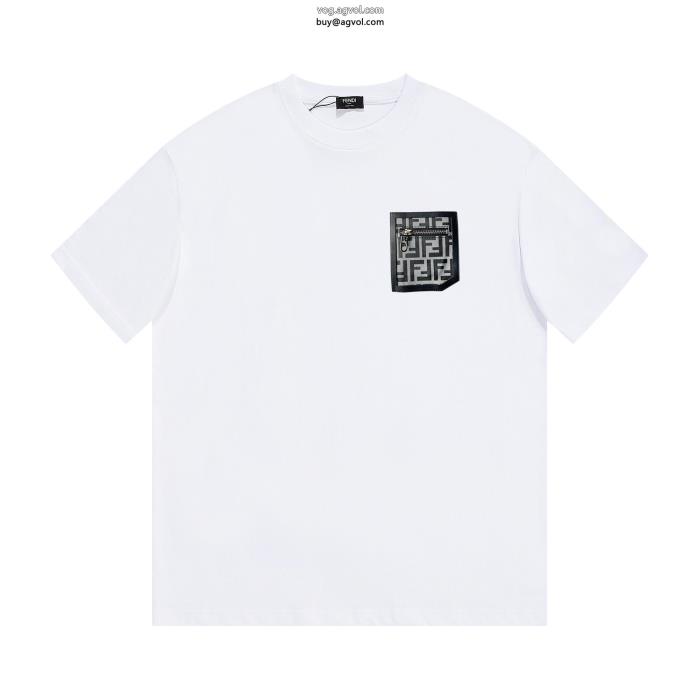 フェンディ通販 ブランド半袖Tシャツカジュアルで気分爽快大変大人気2025_0_2