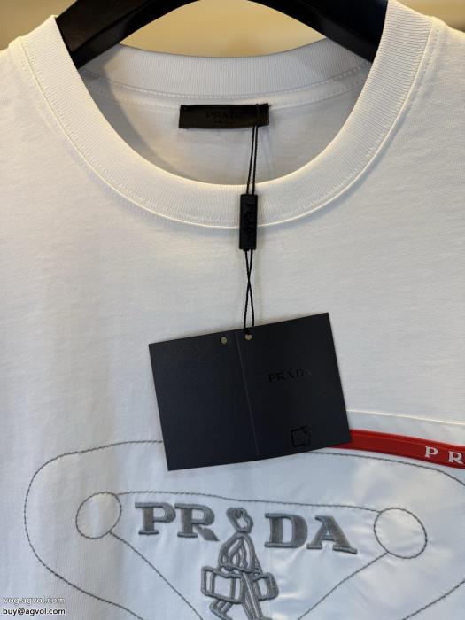 半袖Tシャツブランド 激安 安定感がありトレンドスタイルPRADA_0_3