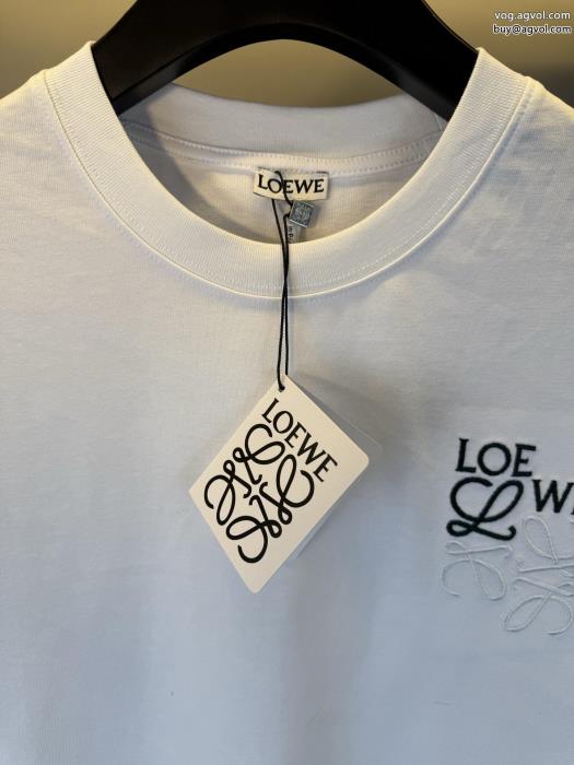 ブランド スーパー コピー 舗正規品保証23秋冬透け感優しい半袖Tシャツロエベ_0_0