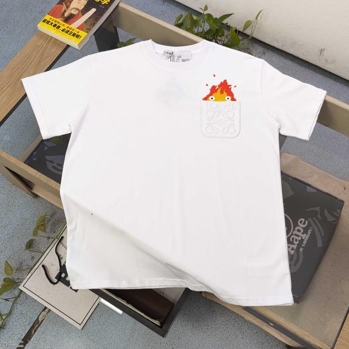 ロエベ半袖Tシャツコピー ブランド 通販 安心クラシカルな雰囲気新色入荷_0_2