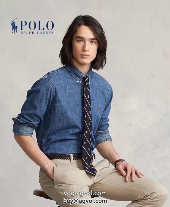 長袖シャツコピー 品 ブランドより格上げして大人っぽい印象が素敵Polo Ralph Lauren_0_4