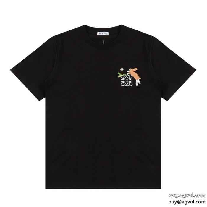 ブランド 激安高級感も漂い高級感のあるデザインLOEWE半袖Tシャツ_0_0