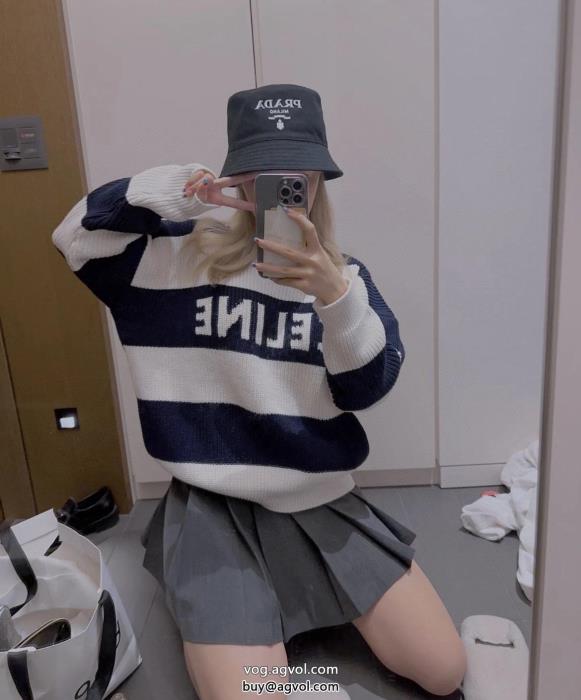 今流行冬の大人カジュアル激安 通販 専門CELINEセーター_0_3