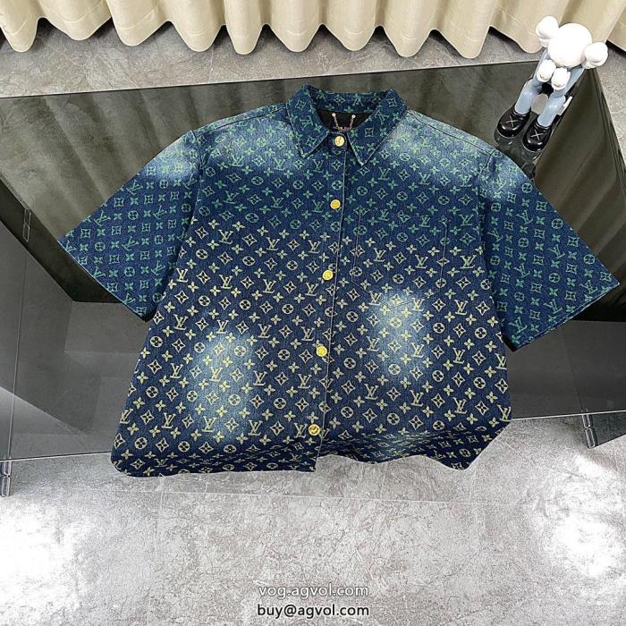 LOUIS VUITTON品のよさを感じさ流行の最前線半袖シャツコピー 商品 通販_0_0