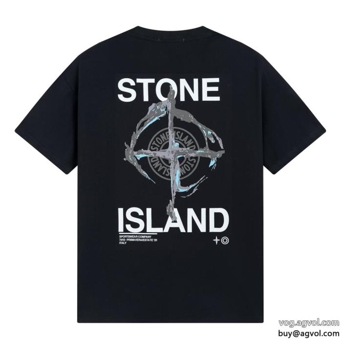 スーパー コピー 安心 Stone Island優しげな高級人気色韓国ファッション半袖Tシャツ_0_0