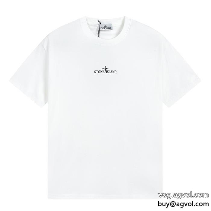 スーパー コピー 安心 Stone Island優しげな高級人気色韓国ファッション半袖Tシャツ_0_4