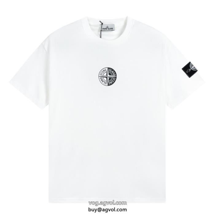 23AWの最新アイテム最新作ブランド アクセサリー 激安Stone Island半袖Tシャツ_0_4