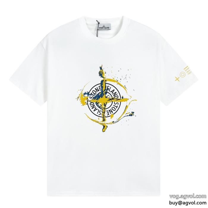 今季新作 セール2025秋冬の流行りの新品半袖TシャツStone Islandスーパー コピー 通販_0_1