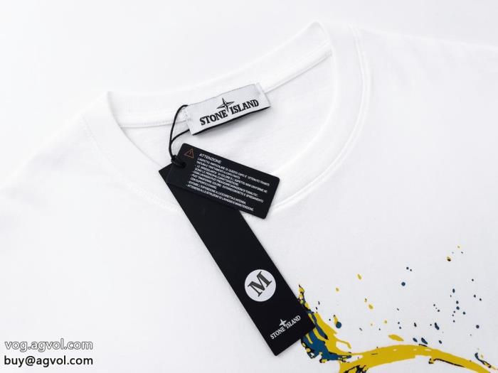 今季新作 セール2025秋冬の流行りの新品半袖TシャツStone Islandスーパー コピー 通販_0_2