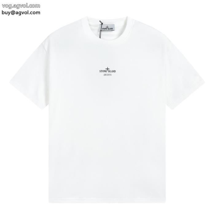 Stone Island23秋冬最新モデル高いクオリティブランド レプリカ半袖Tシャツ_0_2