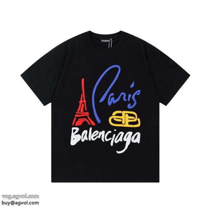 偽 ブランド balenciaga品が良い2025冬に意外と人気な新作半袖Tシャツ_0_0