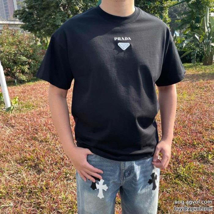 最大の魅力話題の新作到着PRADA半袖Tシャツコピー 通販_0_3