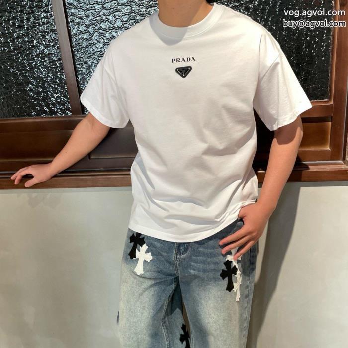 最大の魅力話題の新作到着PRADA半袖Tシャツコピー 通販_0_4
