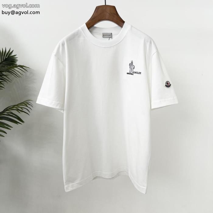 2025年秋の新作コレクション透け感優しい偽 ブランド 販売MONCLER半袖Tシャツ_0_1