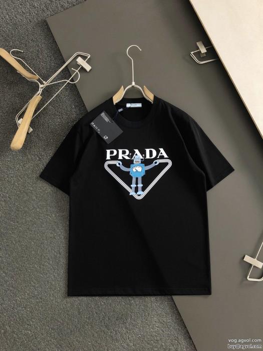 コピー ブランド 通販 安心半袖TシャツPRADA在庫数限定2025年秋限定 永遠の定番_0_2