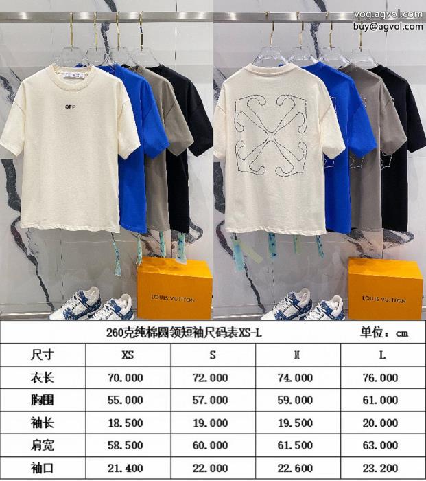 ブランド コピー 着払い新品限定セール完売間近Off-White半袖Tシャツ_0_2