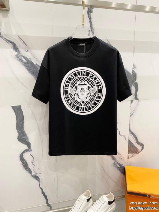 ブランド スーパー コピー 通販BALMAIN完売目前今季大注目半袖Tシャツ_0_1