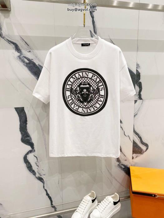 ブランド スーパー コピー 通販BALMAIN完売目前今季大注目半袖Tシャツ_0_2
