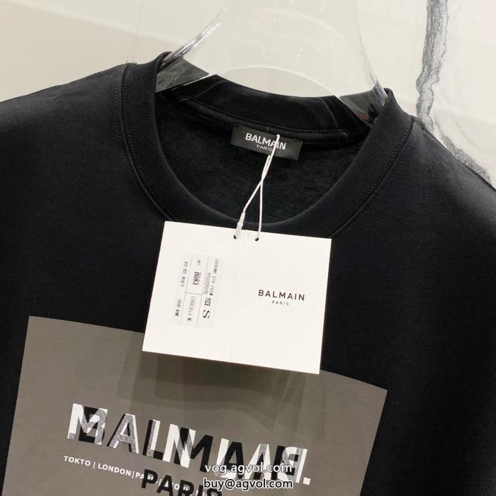 半袖Tシャツ限定生産品冬限定バルマンブランド コピー 安心_0_3