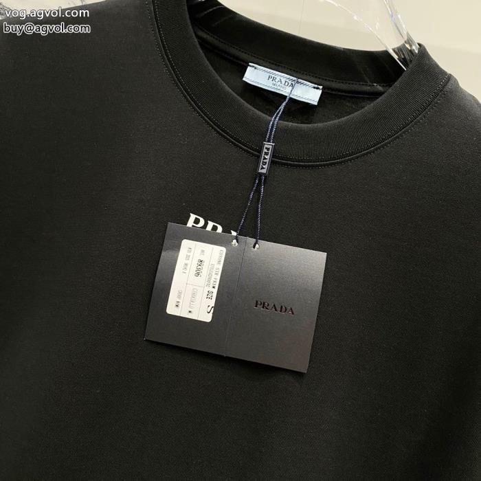 ブランド スーパー コピー 優良半袖Tシャツ優しい肌触り魅力が光るPRADA_0_4