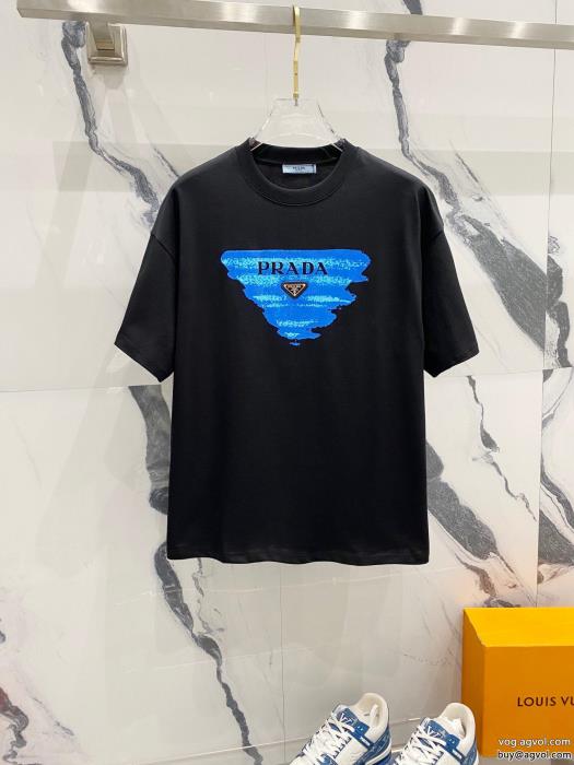 プラダ根強い人気定番商品センス抜群ブランド 偽物 通販半袖Tシャツ_0_3