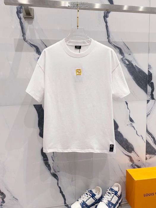 人気商品再入荷透け感優しい半袖Tシャツブランド 品 激安 通販フェンディ_0_0