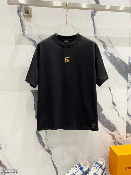 人気商品再入荷透け感優しい半袖Tシャツブランド 品 激安 通販フェンディ_0_1