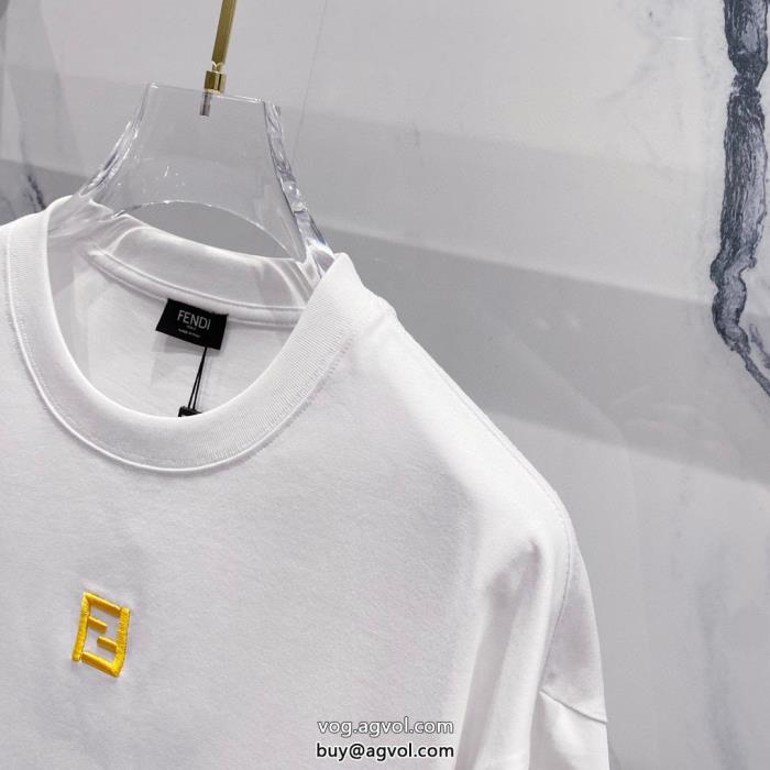 人気商品再入荷透け感優しい半袖Tシャツブランド 品 激安 通販フェンディ_0_2