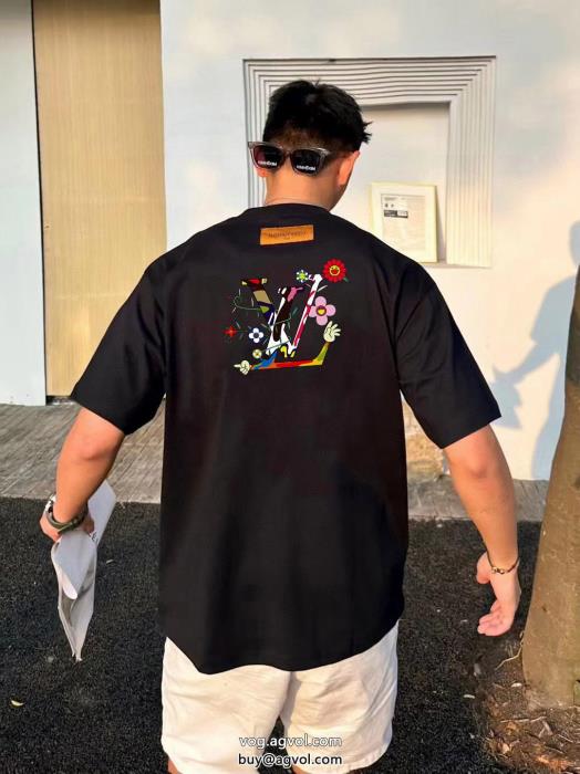 半袖Tシャツ自分へのご褒美着こなし自在LOUIS VUITTONコピー 商品 ブランド_0_3