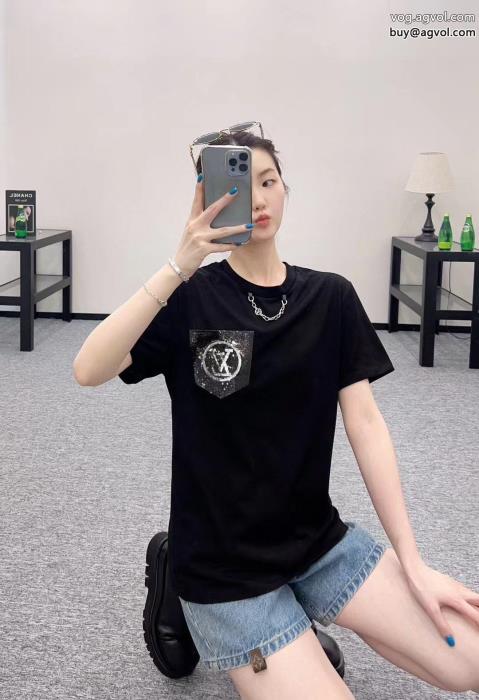 最大の魅力特に話題なの上品　即完売偽物 ブランドLOUIS VUITTON半袖Tシャツ_0_2