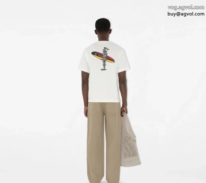 半袖Tシャツ偽物 通販 格安SALE通年使えるアイテムBURBERRY_0_0