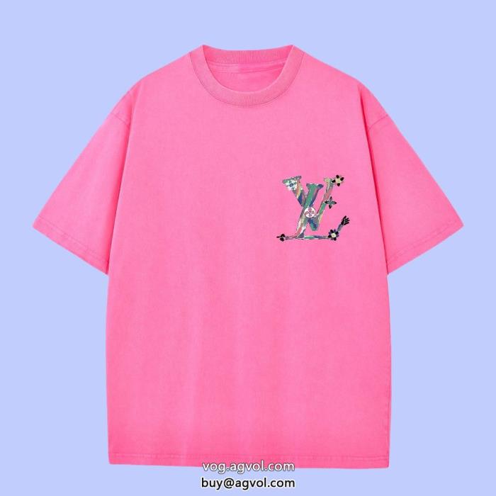 半袖TシャツLOUIS VUITTONカワイイ雰囲気高品質素材偽物 ブランド 販売_0_4