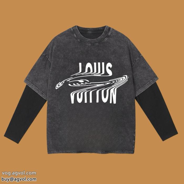 長袖Tシャツ一生モノ話題のブランドLOUIS VUITTONコピー ブランド 優良_0_1