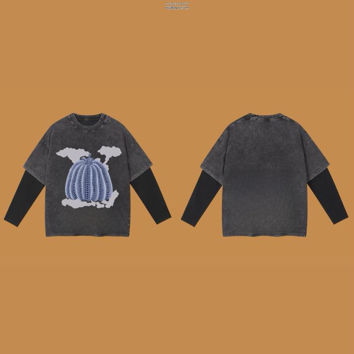 長袖TシャツLOUIS VUITTON嬉しいポイント定番人気最新作ブランド フェイク_0_3