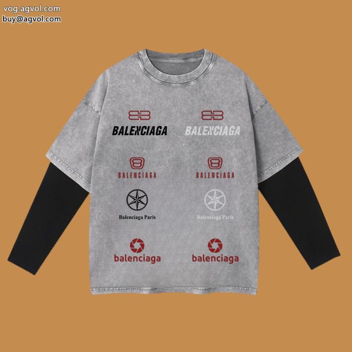 高級感が好評ですファッション感満々balenciaga長袖Tシャツコピー ブランド 優良_0_2