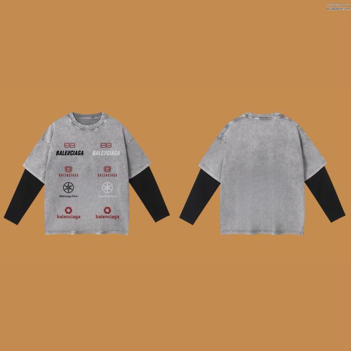 高級感が好評ですファッション感満々balenciaga長袖Tシャツコピー ブランド 優良_0_3