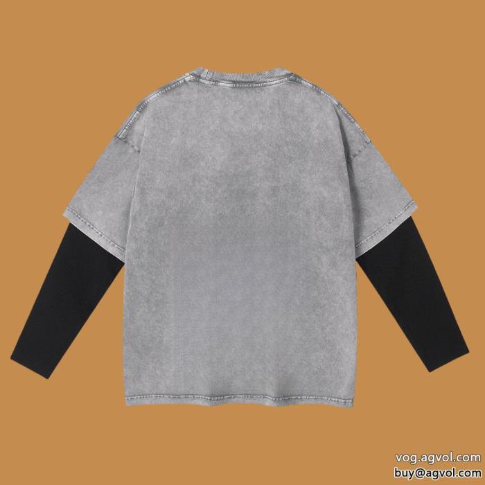 最新作男女共用長袖Tシャツブランド フェイクbalenciaga_0_1