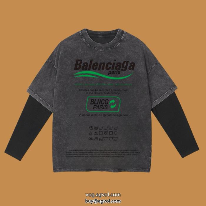 balenciaga長袖Tシャツ大人感漂う秋冬新作美し過ぎるコピー 商品 販売_0_1